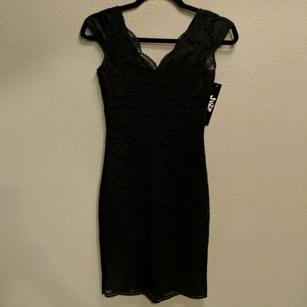 Black Lace Dress - Picture 1 of 4